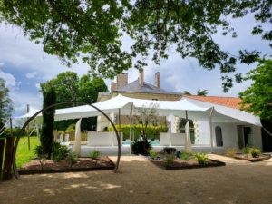 Terrasse Couverte en Haute saison